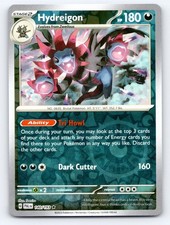 Hydreigon 140/193 Rare Paldea Evolved Pokemon Reverse Holo Lightly Played picture