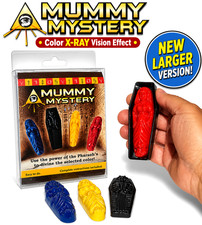 Deluxe MUMMY MYSTERY X-Ray Color Vision Magic Trick Close Up Coffin Box Large picture