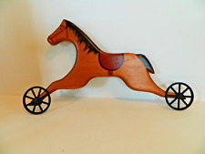 HORSE OR PONY WOOD HANGING WALL DECORATION, APPROX. 18