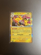 Ampharos 029/086 Chaos Rising Holo Rare Pokemon TCG English 2026 picture