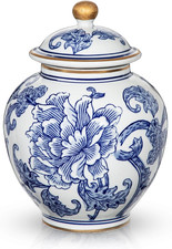 Blue and White Ginger Jar 8.7