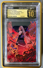 2025 MTG FINAL FANTASY ART SERIES GOLD STAMPED #35 NIBELHEIM AFLAME CGC 10  picture
