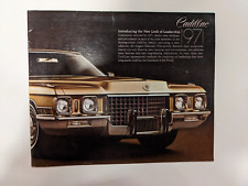 1971 Cadillac Full Line Fleetwood Deville Eldorado sales brochure 12 pg ORIGINAL picture