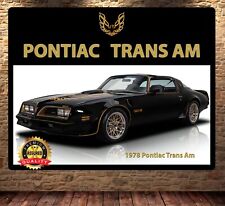1978 Pontiac - Trans AM - American Muscle - Metal Sign 11 x 14 picture