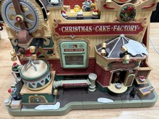 Lemax 2024 Christmas Cake Factory Village Sight Sound #45268 Animated. READ PLS picture