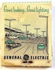 1930s General Electric Mercury Area Lighting Matchbook picture