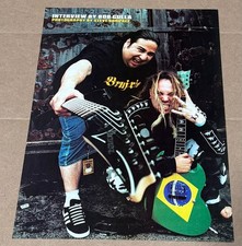 MAX CAVALERA of SOULFLY & DINO CAZARES of FEAR FACTORY - 2000 - Print Ad Photo picture