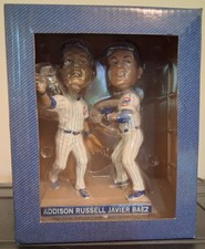 Chicago Cubs Turning 2 Bobblehead, Addison Russell And Javier Baez SGA,UNOPENED  picture