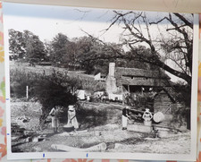 Vintage c. 1983 Lewis Hine TVA Photo Print W/ Editorial Overlay Crop Marks 8x10 picture