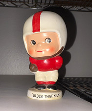 Vintage Japan Ceramic Football Player Figurine 