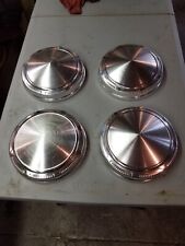 Set Of 4 NOS MOPAR DOG DISH POVERTY CAPS 1968-79 DODGE PLYMOUTH DART DUSTER CUDA picture
