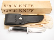 Vintage 1973-80 Buck 103 Skinner 3 Three Liner Fixed Blade Hunting Knife & Box picture