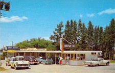 1962 MN Park Rapids Monson's Dairy Queen Drive Inn Vintage MINT Postcard A92 picture