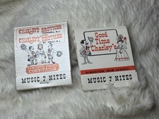 Vintage Charley’s / Good Time Charley’s Matchbook Set – New Jersey (2 Pieces) picture