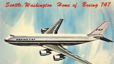 BOEING  AIRCRAFT  B-747-100   AIRPORT / AIRLINES / AIRPLANE  81466 picture