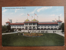 c1914 Bathing Pavilion, Redondo Beach, Los Angeles County, CA, 8 flags picture