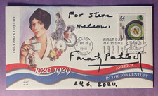 SIGNED FARAH PAHLAUI FDC AUTOGRAPHED FIRST DAY COVER - FORMER EMPRESS OF IRAN picture