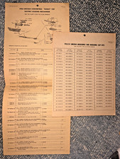 FREE SHIP 1950's Lincoln Mechanical Instruction Papers Automobilia picture