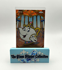2026 Topps Chrome Disney Sapphire BB-9 Mrs. Potts And Chip Orange /35 35th Anniv picture