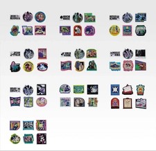 JoJo Steel Ball Run Ichiban Kuji J Prize Sticker Complete Set 10 Japan New picture