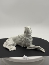 Austrian Augarten Wien porcelain Borzoi Russian Wolfhound figurine Perfect Cond. picture