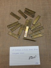 (17)  8mm Mauser Brass 2 Piece Stripper Clips Very Nice  Condition picture