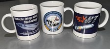 Vintage Lockheed Martin Skunkworks Astronics Coffee Mug Lot Of 3 NASA Integrated picture