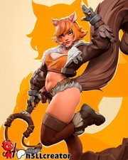 Squirrel Girl Figurine Marvel Rivals Hand Painted Model / DIY Kit 11pcs picture