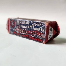 RARE Antique 1910s Imperial Feigenkaffee Fig Sample Block Vienna Austria picture
