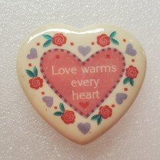 Christine Geaf Signature Collection Heart Refrigerator Magnet Love Roses picture