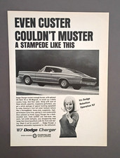 1967 Dodge Rebellion Charger 440 Magnum 426 Hemi original magazine ad print picture