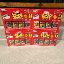Funko Bitty Pop The Simpsons 4-Pack Chase Limited Edition. Complete Set picture