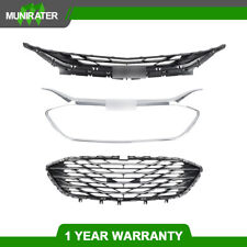 For Chevrolet Malibu 2019 2020 Front Upper Grille Lower Grill Chrome Honeycomb picture