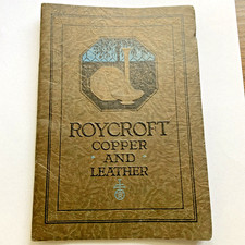 RARE ANTIQUE 1925 ROYCROFT COPPER LEATHER CATALOG BROCHURE  ARTS & CRAFTS picture