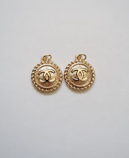 Designer Vintage Designer Gold Pendant Charm STAMPED -2 PC Bundle picture