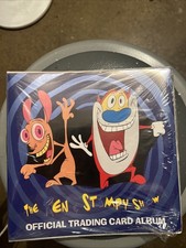 The Ren & Stimpy Show Official Trading Card Album W/sleeves ~ Nickelodeon picture