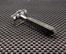Vintage GEM Feather Weight  Single Edge Safety Razor Stunning & Clean picture
