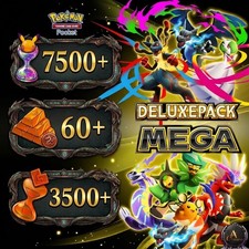 [DELUXEPACK] Pokemon TCG Pocket Acount with 7500+ Hourglasses | God Pack Chance picture