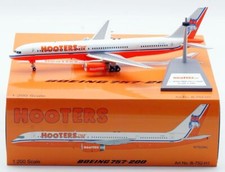 Inflight B-752-H1 Hooters Air Boeing 757-200 N750WL Diecast 1/200 AV Jet Model picture