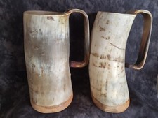 Viking Style Ale Horn Mugs Tankards picture