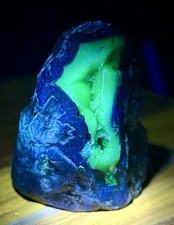 Natural Volcano Agate Freeform (UV reactive)553g/4.5” X 3.2” picture
