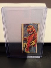 Vintage 1950's-1960's  Pachi Godzilla Kaiju Japanese Menko Card picture
