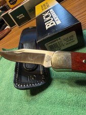 2007 Cherrywood Buck 110 Nickel Bolsters Cherrywood Handle in Box.  picture