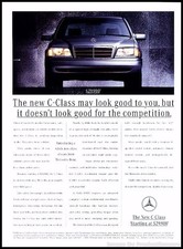 1994 Mercedes Benz C220 Vintage Advertisement Print Art Car Ad J370 picture