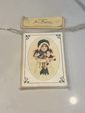 SEALED Vintage 1984 Jan Hagara Noel Christmas Cards 12ct NOS Limited Edition picture