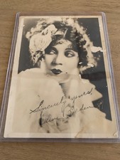 RARE  AUTOGRAPHED PHOTO OF ACTRESS OLIVE BORDEN - PHOTO BY MAX AUTREY -  1920S picture
