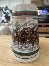 Budweiser 1993 Holiday Stein Collection Special Delivery Breweriana Stein picture
