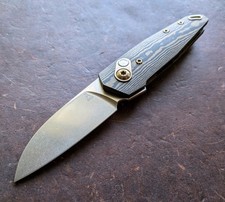 ANSO AROS (ORIGINAL VERSION) BLACK/BROWN RICHLITE SCALES, AMBER ACCENTS #846 picture