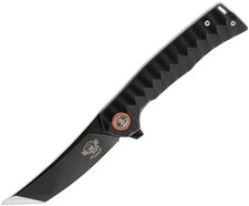 Skallywag Tactical Sao Feng Linerlock G10 Black Folding Knife picture