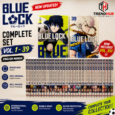 Blue Lock Manga Volume 1 - 39 (Full Set) English Version Comic Series Brand New picture